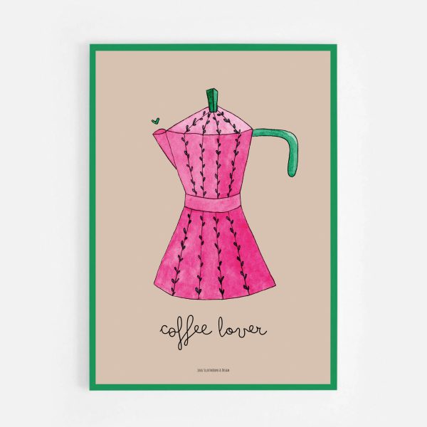 coffeelover, coffee poster, poster koffie kan,